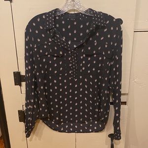 All Saints Silk Blouse